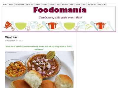 Indian food blogs