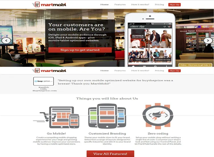 Article: Build Mcommerce Websites With The Help Of Martmobi