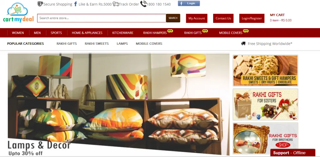 CartMyDeal- An E-commerce Site Which Aims At Giving A Boost To Small Scale Retailers And Suppliers