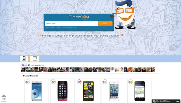 FindYogi: A Price Comparison Engine that not only tells you ‘Where to Buy’ but also ‘What to Buy’