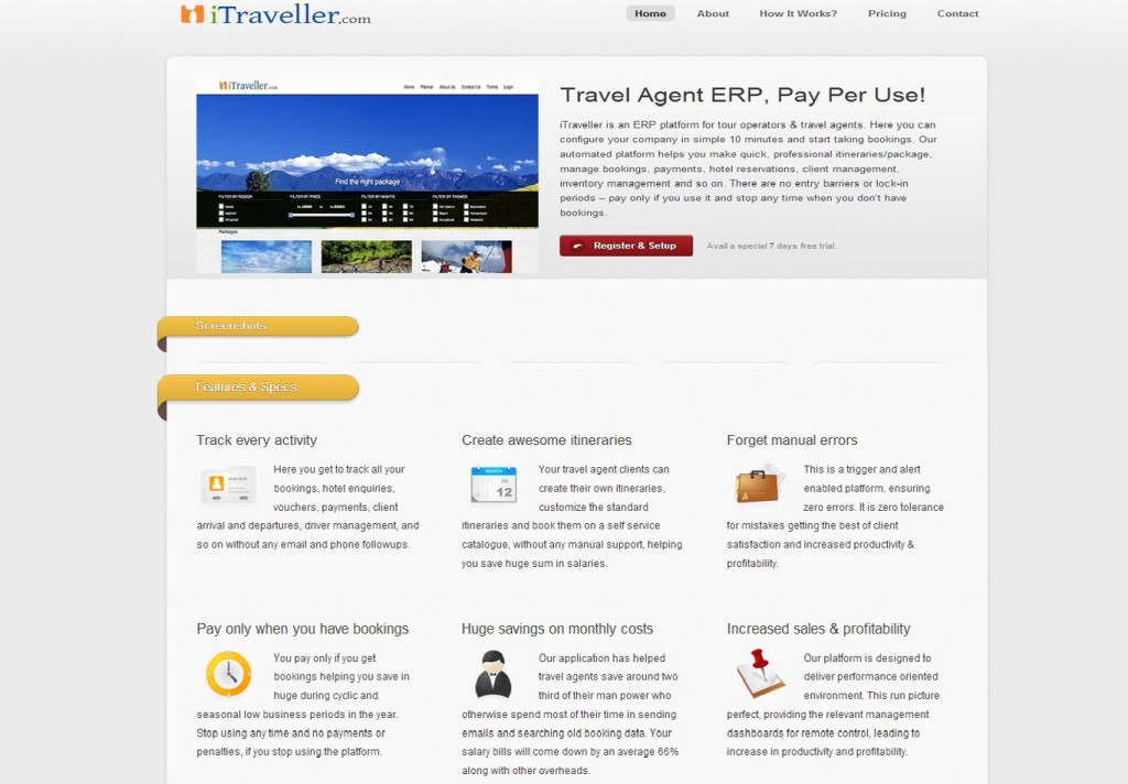 iTraveller: An ERP Platform that helps Tour Operators & Travel Agents in Improving Efficiency.
