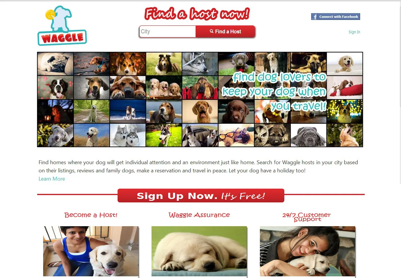 Find Dog Hosts on Waggle.in and Travel in Peace, Without Worrying about your Canine Buddy!